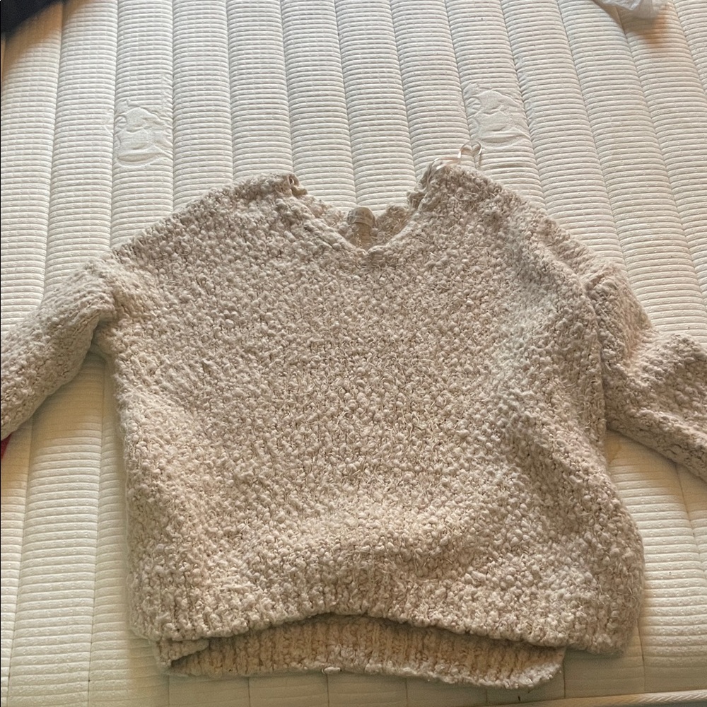 Altar'd State Textured Cream Sweater